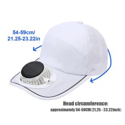 Summer Outdoor Sports Hats Sunscreen Solar Powered Fan Hat Sun Protection Hat with Solar Cool Fan Bicycling Climbing Hat
