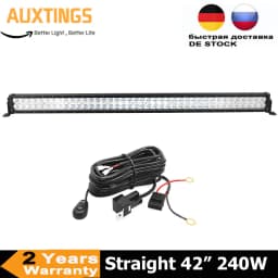 42inch 240W LED Light Bar Flood & Spot Beam For SUV 4WD UTE Universal Car Boat SUV ATV Motor