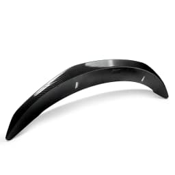 MAGICKIT For 2017-2022 Tesla Model 3 V Style Sport Trunk Lid Spoiler Wing Carbon Fiber Look CAR accessories ABS Plastic