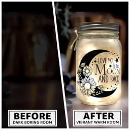 Jar Table Lamp Modern Small Lamp Decorative Lamp Creative Night Light Desktop Ornament For Bedroom Living Room Nightstand