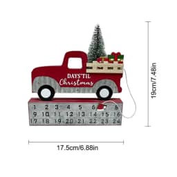 Wooden Calendar 24 Days Advent Calendar Table Sign Reusable Wooden Count Down Decoration Home Decor Table Centerpieces For Famil