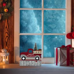 Wooden Calendar 24 Days Advent Calendar Table Sign Reusable Wooden Count Down Decoration Home Decor Table Centerpieces For Famil