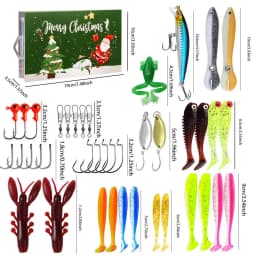 Fishing Advent Calendar Christmas Countdown Advent Calendar Fishing Lures Advent Fishing Calendar 2024 forFather's Day Christmas