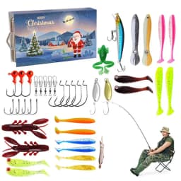 Fishing Advent Calendar Christmas Countdown Advent Calendar Fishing Lures Advent Fishing Calendar 2024 forFather's Day Christmas