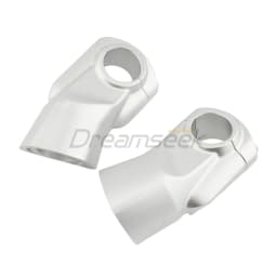 Silver Handlebar Riser Clamp Move Back for Triumph Rocket 3R 3GT 2019-2024 Motorcycle Handle Bar Mount Adapter Set CNC Aluminum