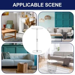 Acrylic Drink Table Clear Small Round End Table Transparent Acrylic Home Room Side Table For Drinks Snacks Phones and Coffee