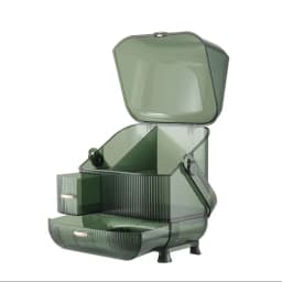 Green Large Dustproof Makeup Cosmetic Organizer