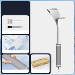 Car Snow Brush Snow Removal Scraper With Ergonomic Grip Winter Window Tool Multifunctional Scraper For Cars Trucks SUVs