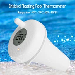 INKBIRD Smart Floating Pool Thermometer Indoor Outdoor Wireless Floating Thermometer IBS-P01R for Swimming Pool Spa Hot Tub