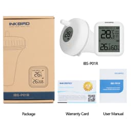 INKBIRD Smart Floating Pool Thermometer Indoor Outdoor Wireless Floating Thermometer IBS-P01R for Swimming Pool Spa Hot Tub