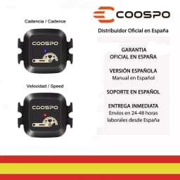 Coospo Mountain Bike Cadence Sensor Speed Sensor Rpm Ipx7 Bluetooth 4.0 Ant + 2.4Ghz for Wahoo Garmin Bryton Xoss Igpsport Bike Computer