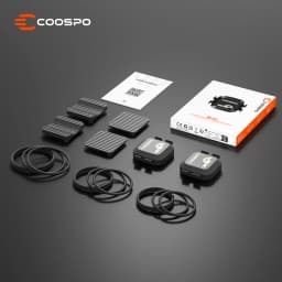 Coospo Mountain Bike Cadence Sensor Speed Sensor Rpm Ipx7 Bluetooth 4.0 Ant + 2.4Ghz for Wahoo Garmin Bryton Xoss Igpsport Bike Computer