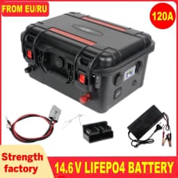 Lifepo4 Battery 12v 100ah 120Ah 200Ah 300Ah 6000+ Cycle Rechargeable Battery Built-in BMS Bluetooth for Solar RV  Fish Finder