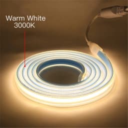 AC 220V COB LED Strip Light 360Leds/m Flexible Silicone Neon Light Waterproof Neon Strip 3000K 6000K with EU/US Power Plug