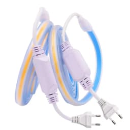 AC 220V COB LED Strip Light 360Leds/m Flexible Silicone Neon Light Waterproof Neon Strip 3000K 6000K with EU/US Power Plug
