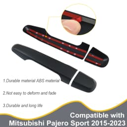 Door Handle Cover For Mitsubishi Pajero Sport 2015 2016 2017 2018 2019 2020 2021 2022 Exterior Door Handle Cover Car Accessories