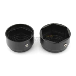 2Pcs Black Rear Axle Cap for Harley Nightster 975 RH975 Special 2022 23 Motorcycle Axle Wheel Screw Nut Bolt Cover CNC Aluminum