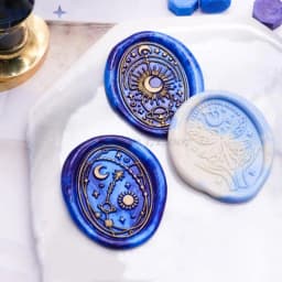 Sealing Wax Seal Stamp Oval Daisies Snowflake Bridge Plant Pattern Gift DIY Scrapbooking Supplies Handbook Brass Craft Stamps
