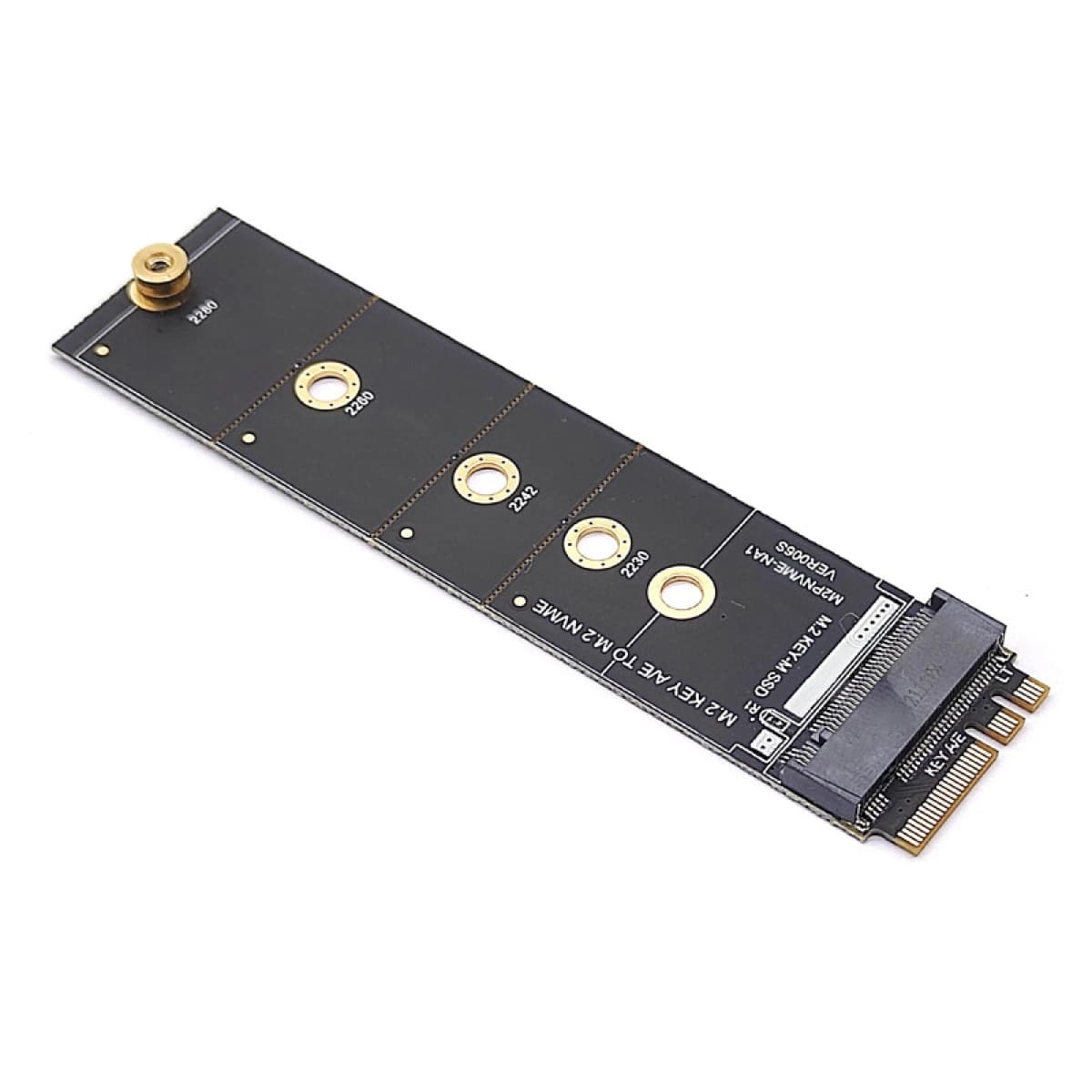 Wireless M.2 A/E Key Slot to M.2 M Key Wifi Bluetooth Adapter For NVMe PCI Express SSD Port 2280 M2 Key A E to NVME Adapter Card