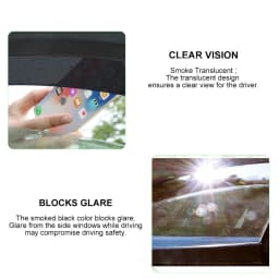 Car Window Visor Sun Rain Guards for Nissan Navara D22 1997-2005 Wind Deflector Weathershield Smoke Black Dual Cab Accessories