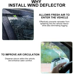 Car Window Visor Sun Rain Guards for Nissan Navara D22 1997-2005 Wind Deflector Weathershield Smoke Black Dual Cab Accessories