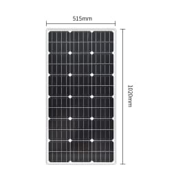 WUZECK Glass Solar Panel 200W / 100W 18V PV Module Photovoltaic Cell Power Solar Panels for Car Boat Rvs Home 12V / 24V Battery