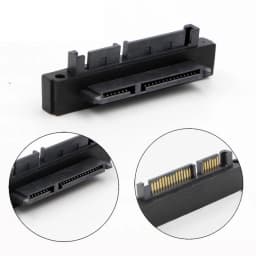 90 Degree Right Angled SATA 22Pin 7+15 Male to SATA 22Pin Female Port Adapter Extension Card For SATA HDD Hard Disk Convertor