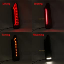 LED Tail Light Assembly For Toyota HiAce H300 2019 2020 2021 2022 2023 Brake Driving Reversing Lamp W/ Dynamic Turn Smoke Lens