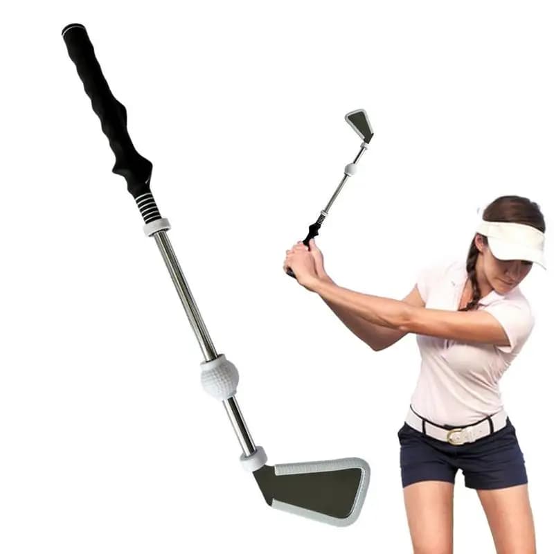 Portable Golf Swing Trainer Putter Golf Club Practice Warm-Up Stick Alignment Rods Posture Correction Training Aid Golf Supplies