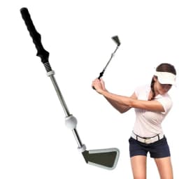 Portable Golf Swing Trainer Putter Golf Club Practice Warm-Up Stick Alignment Rods Posture Correction Training Aid Golf Supplies