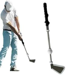 Portable Golf Swing Trainer Putter Golf Club Practice Warm-Up Stick Alignment Rods Posture Correction Training Aid Golf Supplies