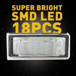 2Pcs Car License Plate Lights LED Lamp Auto Accessories For Audi TT MK1 8N 1998 1999 2000 2001 2002 2003-2006 Canbus Error Free