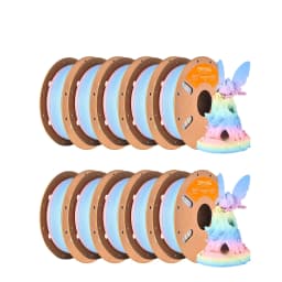 ERYONE Promotion PLA Matte Rainbow 1/2/3/5/10KG 1.75mm ±0.03mm Filament For 3D Printer Macaron Watercolor Filament High Quality