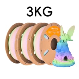 ERYONE Promotion PLA Matte Rainbow 1/2/3/5/10KG 1.75mm ±0.03mm Filament For 3D Printer Macaron Watercolor Filament High Quality