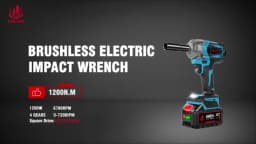 ONEVAN 1200N.M Brushless Electric Impact Wrench 1/2inch Cordless Torque Wrench Screwdriver Power Tool For Makita 18V Battery Pin