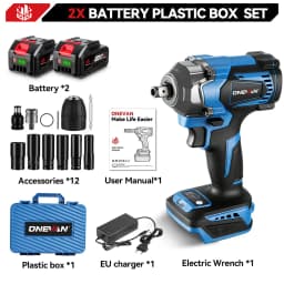 ONEVAN 1200N.M Brushless Electric Impact Wrench 1/2inch Cordless Torque Wrench Screwdriver Power Tool For Makita 18V Battery Pin