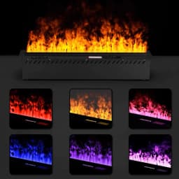 Atomizing Fireplace Simulated Flame TV Decorative Humidifier App Remote Control Embedded 3D Water Steam Electronic Fireplace