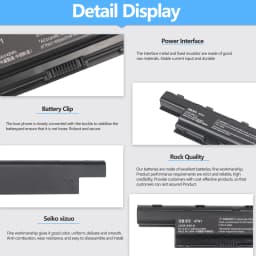 Oyomba AS10D31 AS10D51 Battery for Acer 4738 4741 5251 5253 5551 5552 5560 5733 5742 5750 7551 7560 7741 7750 E1-531 E1-571