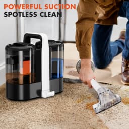 OMESER W07 Spot Cleaner 600W 15KPa Handheld Carpet Cleaner for Sofa Curtain Spray Suction Integrated Upholstery Clean Machine
