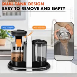 OMESER W07 Spot Cleaner 600W 15KPa Handheld Carpet Cleaner for Sofa Curtain Spray Suction Integrated Upholstery Clean Machine