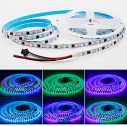 5M DC12V Full Color TM1903 WS2811 RGB LED Pixel Strip 3535 Addressable 8mm 96Leds/m Dream Color Colorful Digtial Led Soft Tape