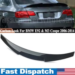 High Kick Trunk Spoiler Wing For 2007 2008 2009 2010 2011 2012 13 BMW E92 Coupe 328i 335i M3 Carbon Fiber Look