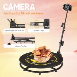 360 Photo Booth Machine with Flight Case & Battery Pack for Parties,360 Slow Motion Camera Booth with Deluxe Suit Custom
