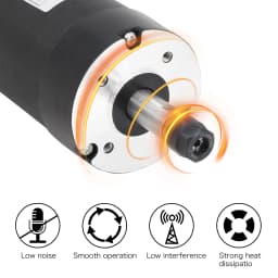 Air cooled DC Brushless Spindle Motor 400W 48V ER8 + 600W 60V Driver Without Hall CNC Router Milling Kit