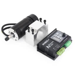 Air cooled DC Brushless Spindle Motor 400W 48V ER8 + 600W 60V Driver Without Hall CNC Router Milling Kit