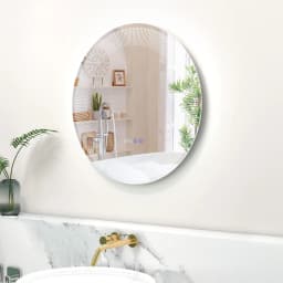 ERGOMASTER Bathroom Led Vanity Mirror Dimmable Vanity Wall Mirror w/3 Colors Lights