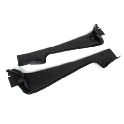 Fit For BMW E60 E61 2003-2010 Front Windshield Wiper Cowl Trim Panel Cover Black