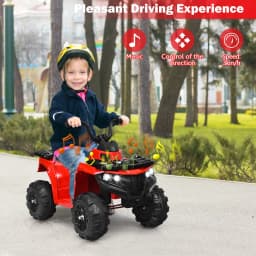 DORTALA Kids All Terrain Electric Quad Bike Children 6V Battery Ride On Motor Quad