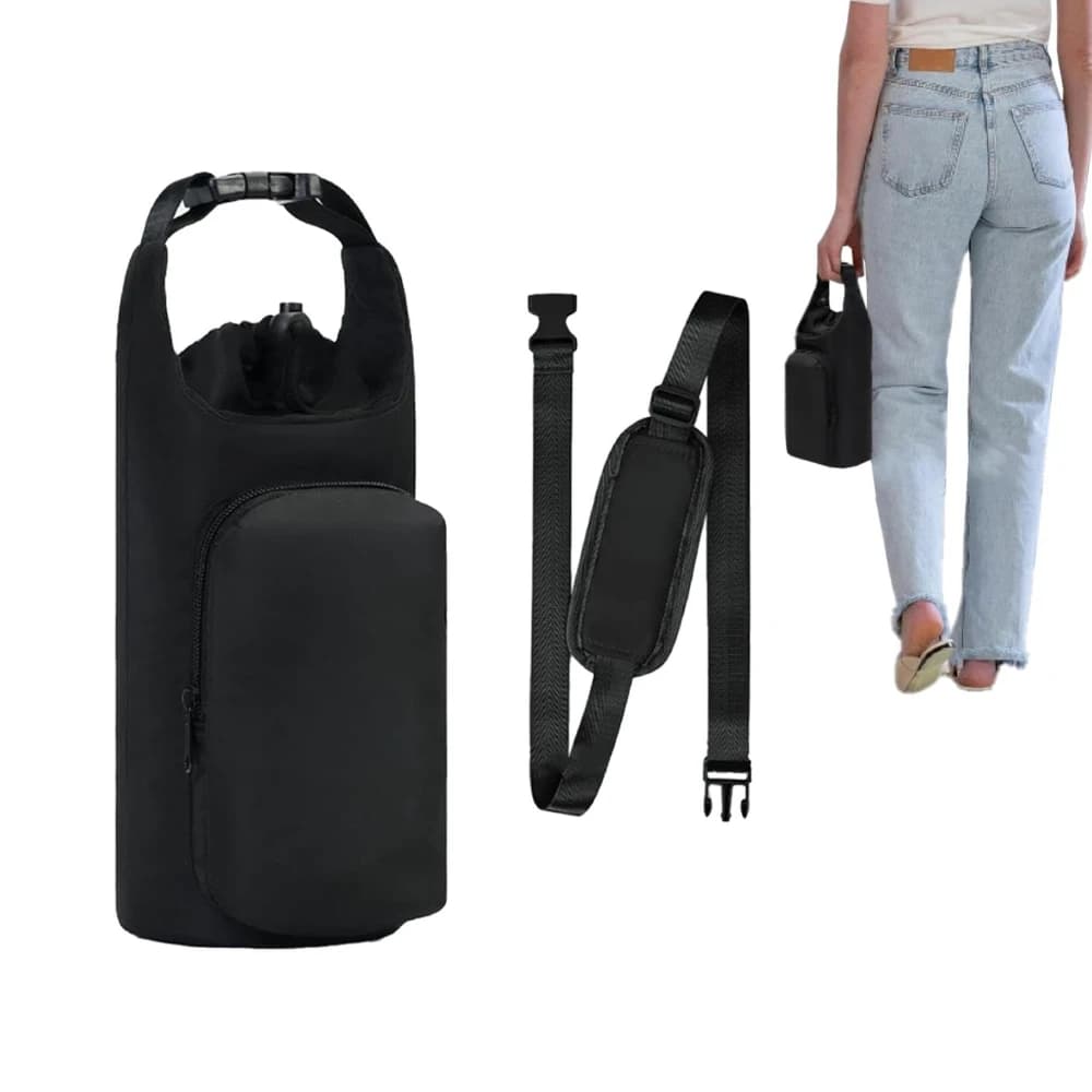Water Bottle Holder with Strap,Beach Bottle Bag, Water Bottle Sling, Portable Water Bottle Bag for Sports Water Bottle