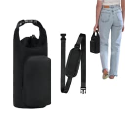 Water Bottle Holder with Strap,Beach Bottle Bag, Water Bottle Sling, Portable Water Bottle Bag for Sports Water Bottle